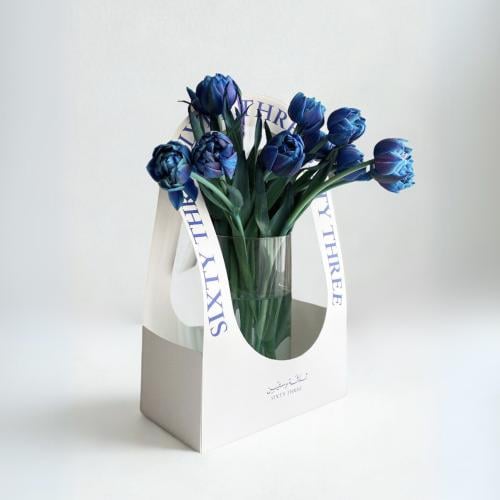 فازة توليب أزرق