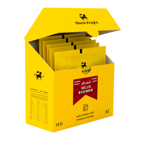 أظرف قهوة الفارس الأسود شمام كولومبيا تخمير أنفيوج...