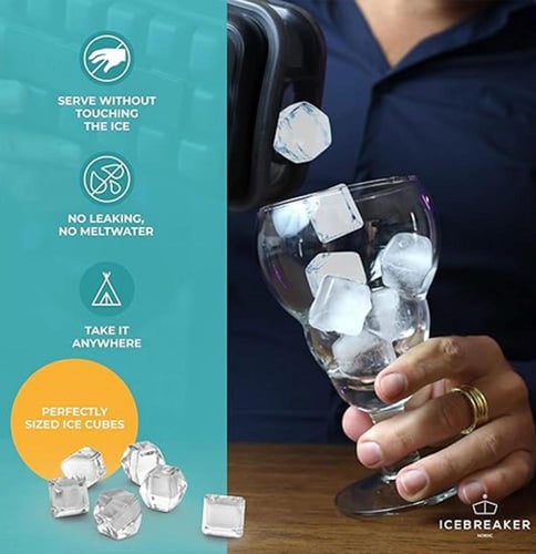 صانعة مكعبات الثلج اسود ICEBREAKER