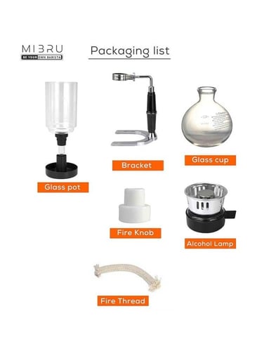 الة تحضير القهوة سايفون - 5 اكواب | Coffee Maker S...