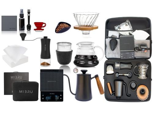 مجموعة V60 تحضير قهوة مقطرة 14 في 1