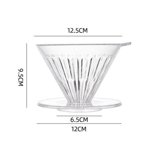 قمع تقطير V60 - (02) - بولي كاربونيت