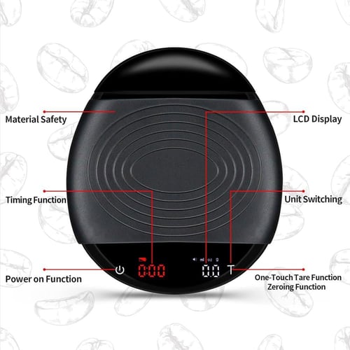 ميزان تحضير قهوة و اسبريسو الكتروني قابل للشحن