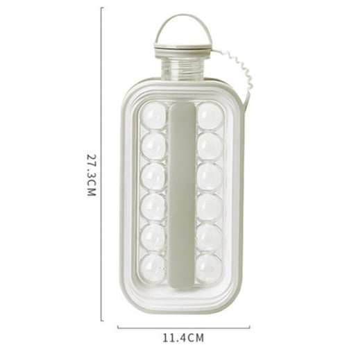 قالب ثلج كرات صغيرة سهل التعبئة بشكل قارورة