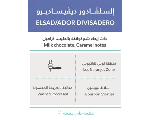 قهوه السلفادور من محمصة كفة 250 جم