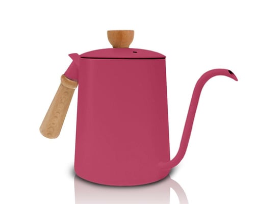 ابريق ترشيح وتقطير بمقبض خشبي 600 مل