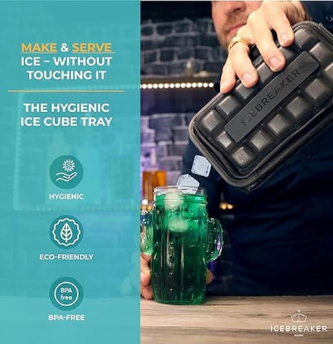 صانعة مكعبات الثلج اسود ICEBREAKER