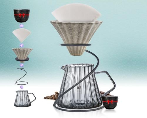 مجموعة قهوة مختصة V60 (5 قطع) | V60