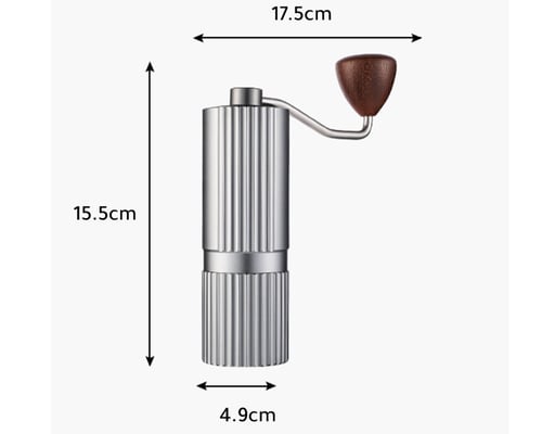 مطحنة قهوة يدوية احترافية K7 اخضر زيتي