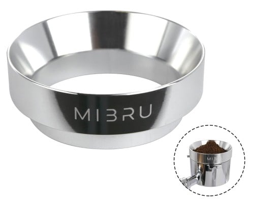 حلقة قهوة مقاس 53 مم لون فضي