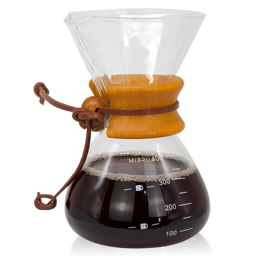 صانعة القهوة المقطرة بطريقة كيمكس سعة 400 مل