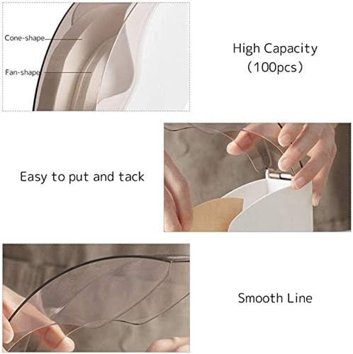 حافظة ورق ترشيح فلاتر v60 بلاستيك‎