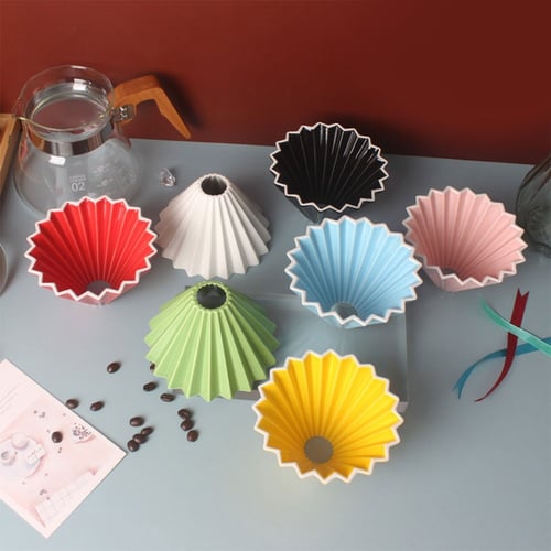 قمع في 60 تقطير وترشيح القهوة مموج بالتنقيط سيرامي...