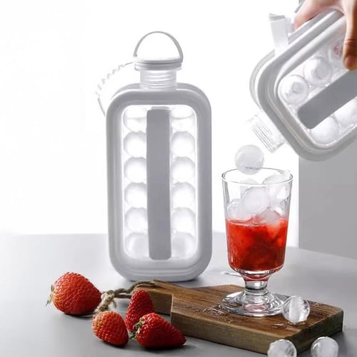 قالب ثلج كرات صغيرة سهل التعبئة بشكل قارورة