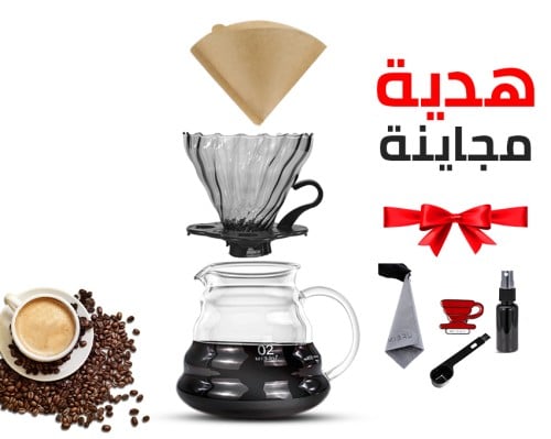 مجموعه ادوات تحضير قهوه v60