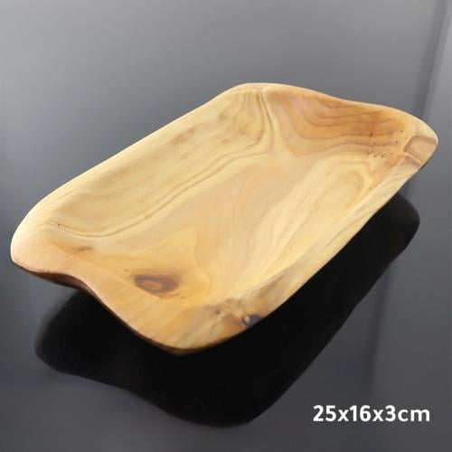 صحن تقديم خشبي 25X16