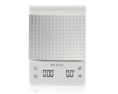 ميزان قهوة الكتروني بشاشة لمس ابيض