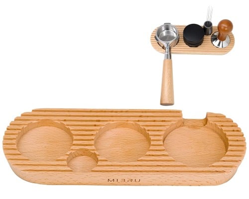 قاعدة كبس القهوة خشبية مقاس 51 و 53 و 58 مم