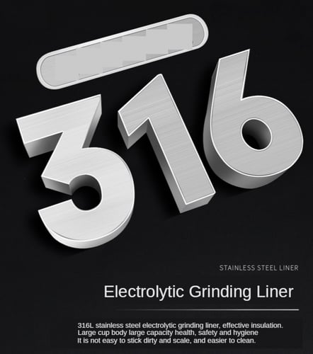 470ML Vacuum Coffee Cup With Handle Insulated Mug...