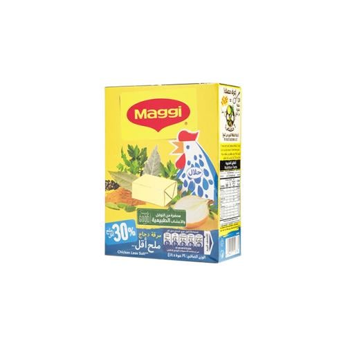 ماجي مرقة دجاج قليل الملح 24×18جم