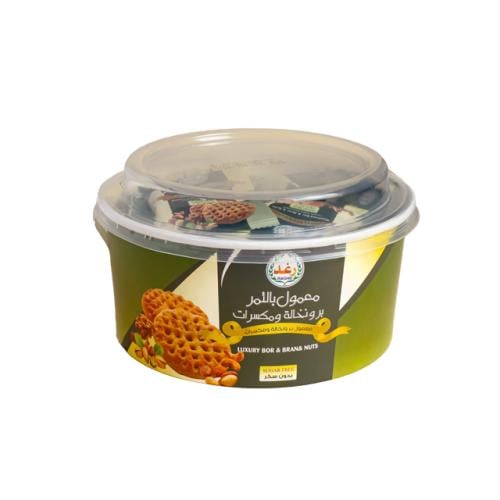 معمول بالتمر بر و نخالة ومكسرات رغد 400 جرام