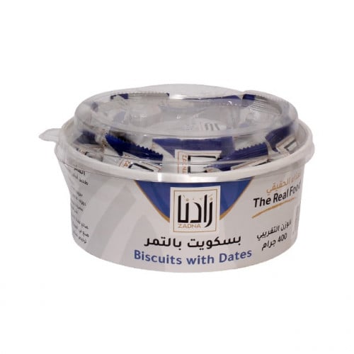 زادنا بسكويت بالتمر 400 جرام