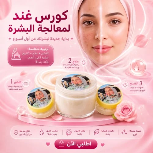A course for skin treatment: this course contains...