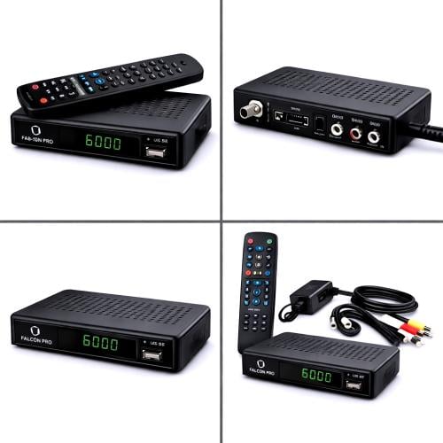 جهاز استقبال فضائي (DVB-S2) رقمي بدقة Full HD 1080...