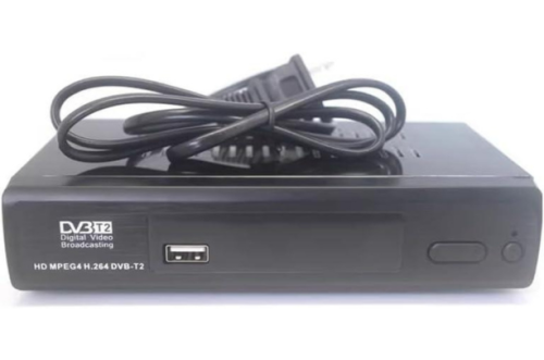 جهاز استقبال رقمي DVB-T2 عالي الدقة HD يدعم H.264...