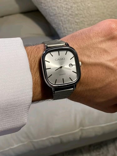 ساعة كاسيو LTP - رسمة عيون او ابتسامة