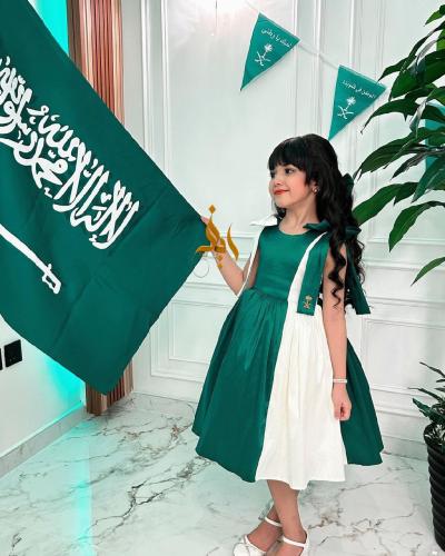 فستان بناتي يوم التائسيس جديد