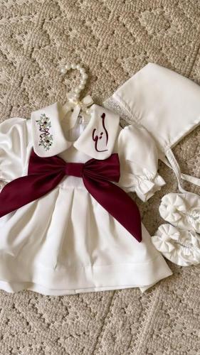 فستان مواليد أنيق