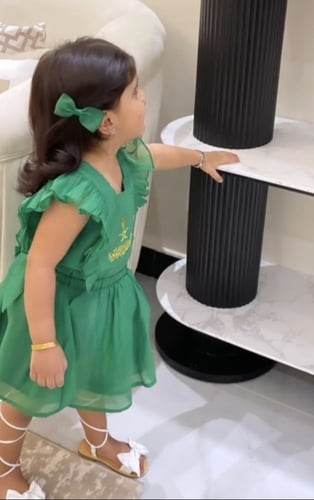 فستان شالكي اليوم الوطني حسب الطلب متجر ريف وجهتك...