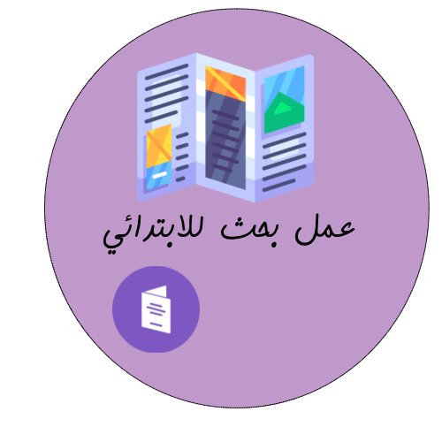 عمل بحث للابتدائي