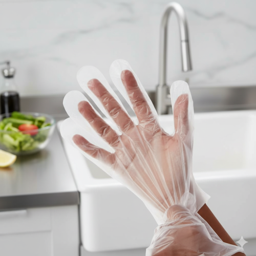 قفازات بلاستيك خفيفة STARS