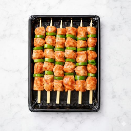 طبق اوصال دجاج اسياخ