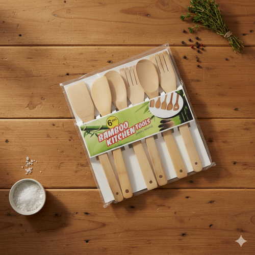 ملاعق خشب 6 قطع