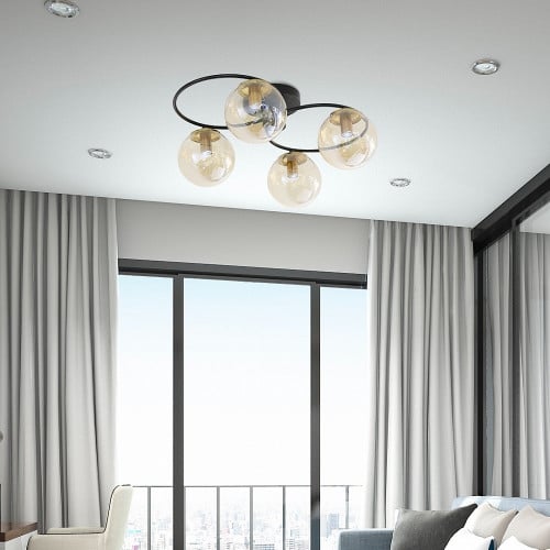 نجف اسود و ذهبي رباعي همر HA/A4022/4BK+GD