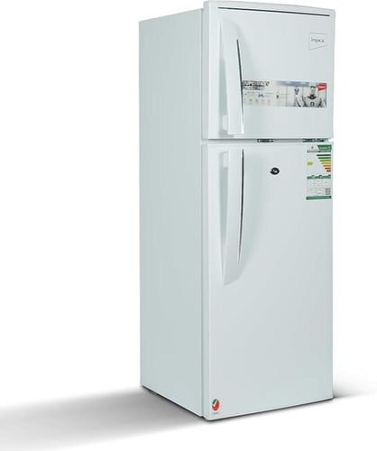 ثلاجة امبكس 4.6 قدم 138 لتر بابين ثلج ابيض IRF138