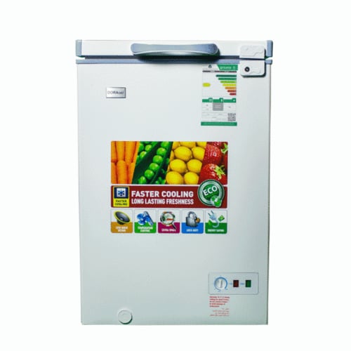 فريزر أرضي دورا سات ارضي 5 قدم أبيض DS150FW