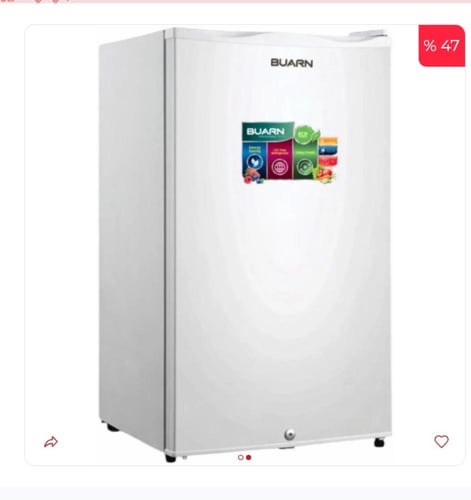 ثلاجة بوارن، 90 لتر، 1 باب، فريزر علوي، NBR-W90L -...