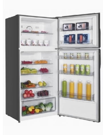 ثلاجة هام بابين أستيل 18.6 قدم انفرتر HM680SRF-O23...