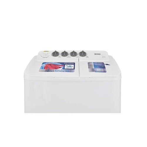 جنرال سوبريم, غسالة حوضين 14 كجم ,ابيض ، GSTT140M