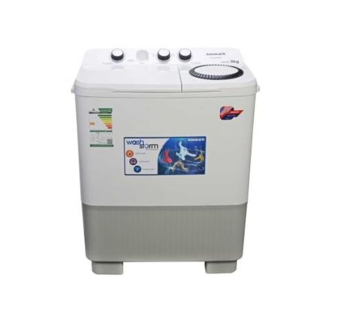 ادميرال غسالة بحوضين 9 كجم شبه أوتوماتيكية - ADTT9...