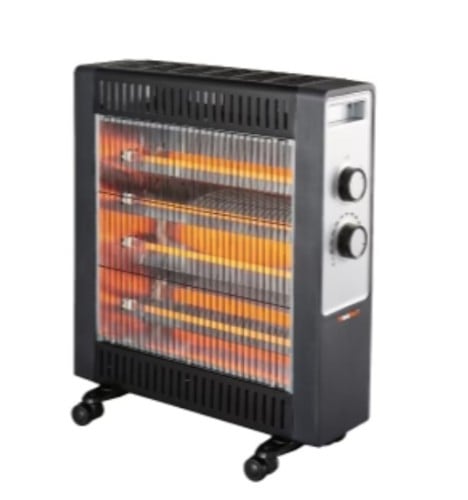 كولن دفاية 4 انابيب 2200 واط اسود وفضي 807.102.004