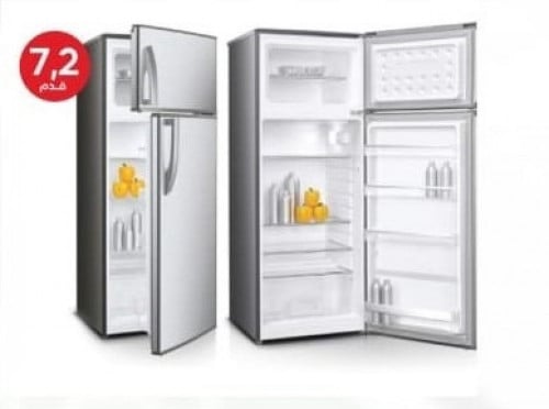 ثلاجة جنرال جولدي بابين ثلج 7.2 قدم فضي ستيل GR212...