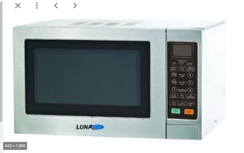 لونا ميكرويف, 30 لتر 900واط ,ساعة رقمية شواية فضي...