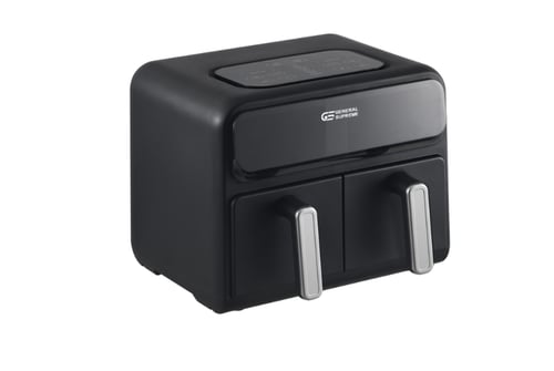 جنرال سوبريم قلاية هوائية مزدوجة سعة 8 لتر، قدرة 2...