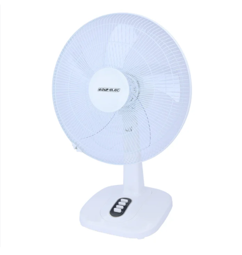 مروحة طاولة كهربائية 60 واط أبيض5 شفرات E05904