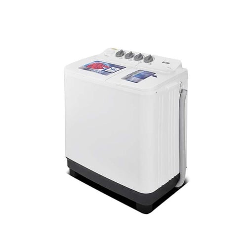 جنرال سوبريم, غسالة حوضين 8 كجم ,ابيض ، GSTT80M